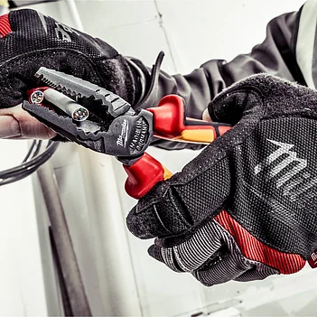 Плоскогубці діелектричні Milwaukee 180 мм 1000V VDE (4932464572)