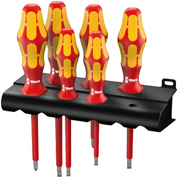 Набор отверток диэлектрических WERA Kraftform Plus 160 i/6 Rack Phillips 6 шт. (05006145001)