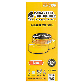 Фильтр сменный MASTERTOOL для респиратора FFP2 6 шт. (82-0190)