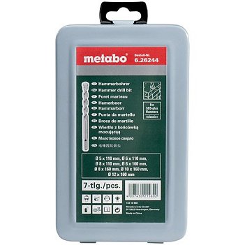 Набор буров по бетону Metabo SDS-Plus Classic 7шт. (626244000)