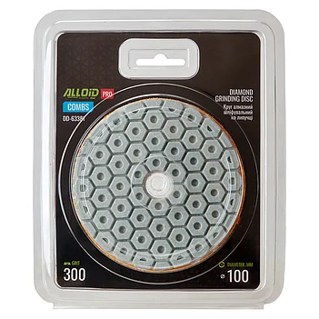 Диск полірувальний по бетону і граніту Alloid Pro COMBS 100 мм (DD-63381)