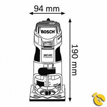 Фрезер кромковий Bosch GKF 600 (060160A100)