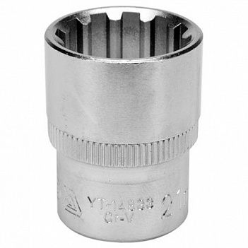 Головка торцевая Spline Yato 1/2" 21 мм (YT-14833) Головка торцевая Spline Yato 1/2" 21 мм (YT-14833)