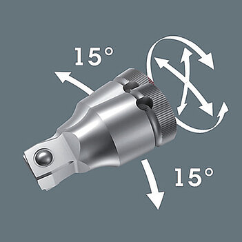 Удлинитель плавающий WERA Zyklop 8794 A Cr-V 1/4" 56 мм (05003527001)