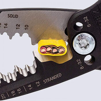 Плоскогубці KNIPEX 6в1 200 мм зі знімачами ізоляції (13 71 8)
