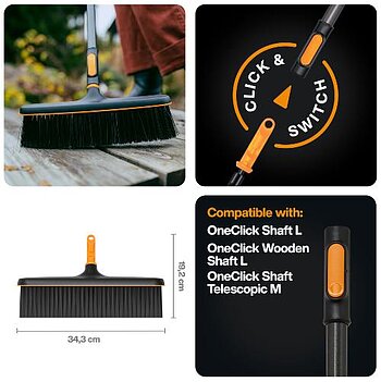 Мітла-щітка Fiskars OneClick (1080700)