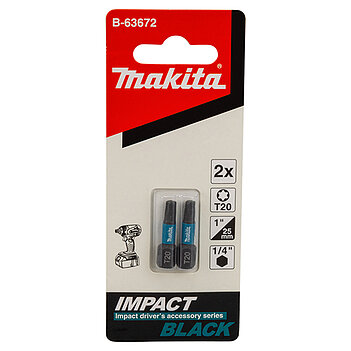 Бита ударная Torx Makita 1/4" T20 2 шт. (B-63672)