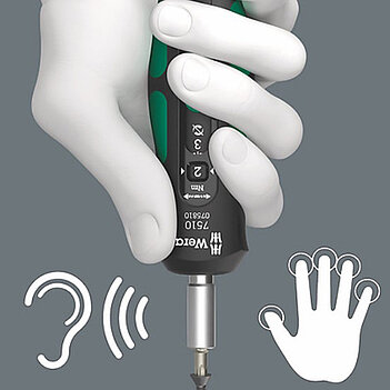 Викрутка динамометрична з набором біт WERA 7515/16 Kraftform Safe-Torque Speed Universal 1 2,0-6,0 Нм 16 шт. (05075851001)