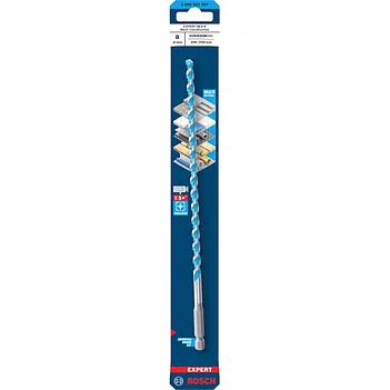 Свердло універсальне Bosch Expert HEX-9 Multi Construction 8х250мм 1 шт. (2608902267)