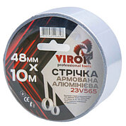 Скотч алюминиевый армированный Virok 48 мм х 10 м 1 шт. (23V565)