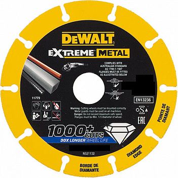 Круг отрезной по металлу DeWalt 355x3,8x25,4 мм (DT40259)