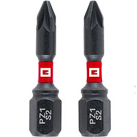 Біта ударна Pozidriv Einhell S2 1/4" PZ1 2 шт. (132040)