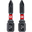 Біта ударна Pozidriv Einhell S2 1/4" PZ1 2 шт. (132040)