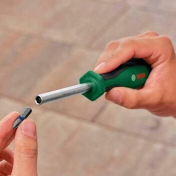 Отвертка-битодержатель трещоточная Bosch 1/4" x 186 мм (1600A039HS)