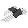 Набор ключей Torx Г-образных удлиненных с отверстием TOPEX Cr-V 9 ед. (35D961) Набор ключей Torx Г-образных удлиненных с отверстием TOPEX Cr-V 9 ед. (35D961)