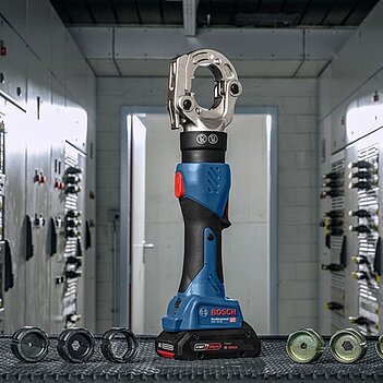 Гідравлічний обтискач кабелю акумуляторний Bosch GPH 18V-60 (06019P0100) - без акумулятора та зарядного пристрою