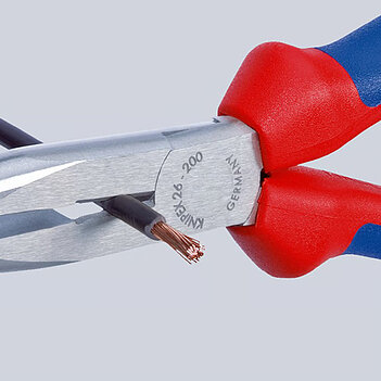 Длинногубцы изогнутые KNIPEX 200 мм (26 22 200)