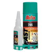 Клей з активатором для експрес-склеювання Akfix 705 500мл/125г (GA066)