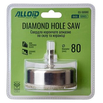 Коронка по керамике Alloid Base CS45 80 мм (GS-50080)