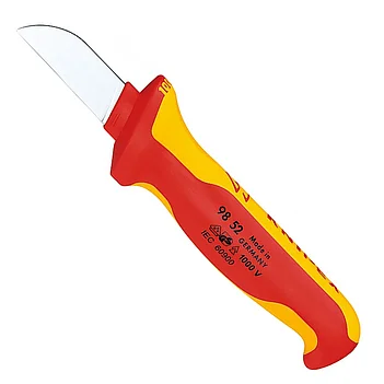 Нож для снятия изоляции диэлектрический KNIPEX 190 мм 1000V VDE (98 52)
