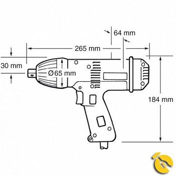 Гайковерт ударный Makita (6904VH)