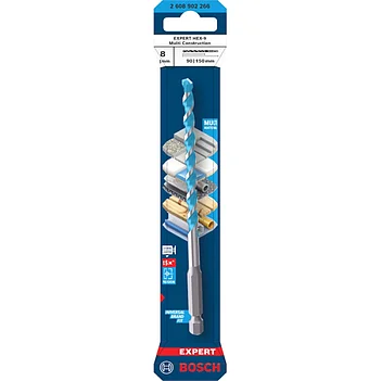 Свердло універсальне Bosch Expert HEX-9 Multi Construction 8х150мм 1 шт. (2608902266)