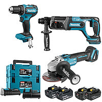 Набор инструментов аккумуляторных Makita (SET-DGA504RTJ-0525)