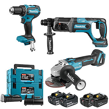 Набір інструментів акумуляторних Makita (SET-DGA504RTJ-0525) Набір інструментів акумуляторних Makita (SET-DGA504RTJ-0525)
