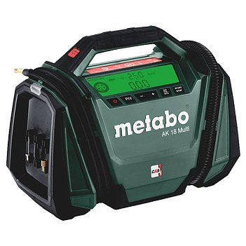 Компрессор автомобильный аккумуляторный Metabo AK 18 Multi (600794850) - без аккумулятора и зарядного устройства