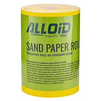 Наждачная бумага Alloid P100 115мм х 10м (SP-10100)