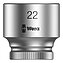 Головка торцевая 6-гранная WERA Zyklop 8790 HMB Cr-V 3/8" 22 мм (05003567001)