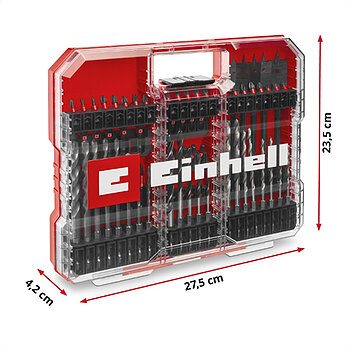 Набор ударных бит, торцевых головок и сверл Einhell 95 шт. (108798)