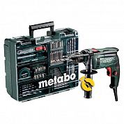 Дрель ударная Metabo SBE 650 + набор принадлежностей (600671870)