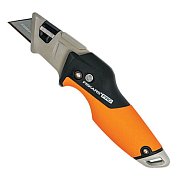 Нож для отделочных работ складной Fiskars Pro CarbonMax 185мм (1027224)