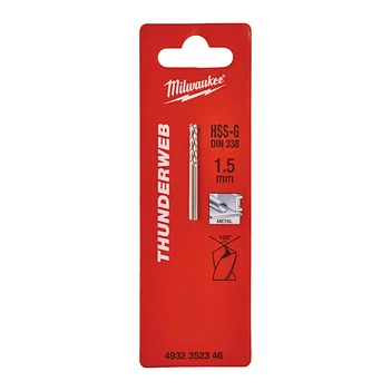 Сверло по металлу Milwaukee Thunderweb HSS-G 1,5х40 мм 2 шт. (4932352346)