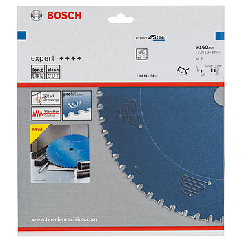 Диск пиляльний по металу Bosch Expert for Steel 160x20х2,0 мм (2608643054)