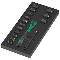 Набір інструментів в ложементі WERA Zyklop Comfort 8010 B 3/8 Set 16 шт. (05150114001)