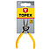 Длинногубцы прямые прецизионные TOPEX 125 мм (32D032)