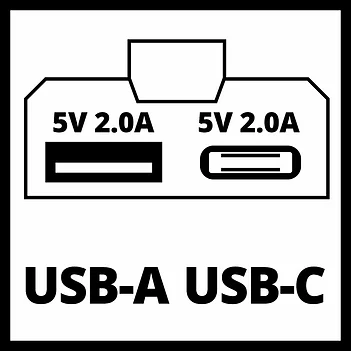Акумуляторний адаптер живлення Einhell TC-CP 18 Li USB A/C-Solo (4514148)