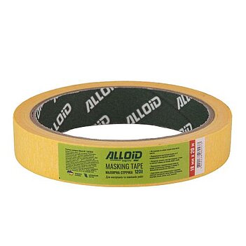 Лента малярная Alloid 18 мм х 20 м желтая (MT-1201820)