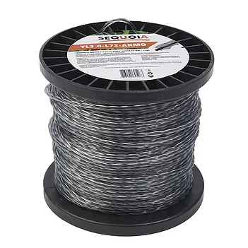 Косильная леска крученый квадрат SEQUOIA 3,0 мм / 72 м (TL3.0-L72-Armo)