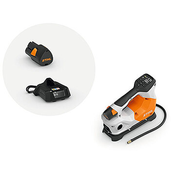 Компрессор автомобильный аккумуляторный Stihl KOA 20 Set (SA060118214) 