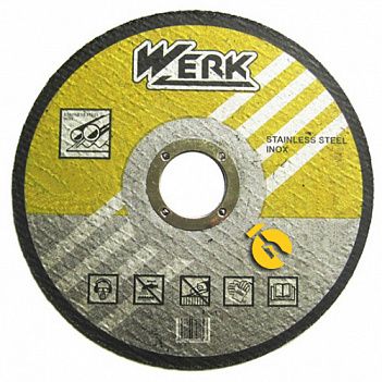 Круг відрізний по металу Werk 125х1,0х22,23 мм (34006)