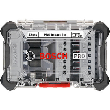 Набор бит ударных Bosch PRO Impact 1/4" 33 шт. (2608521U76)