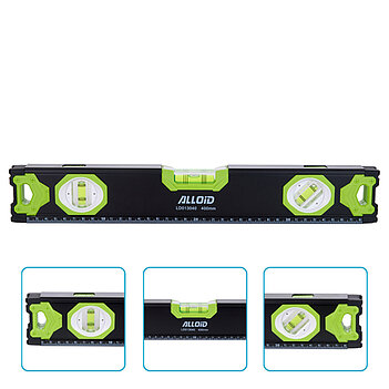Уровень магнитный Alloid Pro 3 капсулы 400 мм (LD-013040)
