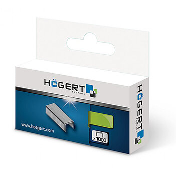 Скоби для степлера Hoegert тип J/53 10 мм, 1000 шт. (HT2C054)