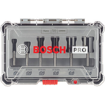 Набор фрез по дереву Bosch PRO 6 шт. (2607017465)
