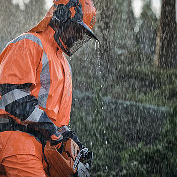 Штаны от дождя Husqvarna Functional High Viz размер XS/44 (5976629-42)