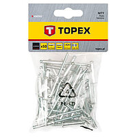 Заклепки алюминиевые TOPEX 3,2х10,0 мм 50 шт. (43E302)