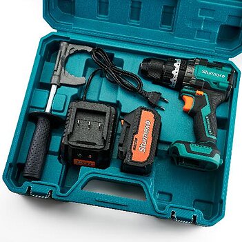 Аккумуляторная ударная дрель-шуруповерт Sturmax (CDM3221BLI)